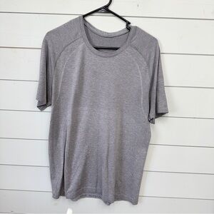 Lululemon metal vent tech short sleeve shirt gray men’s size medium